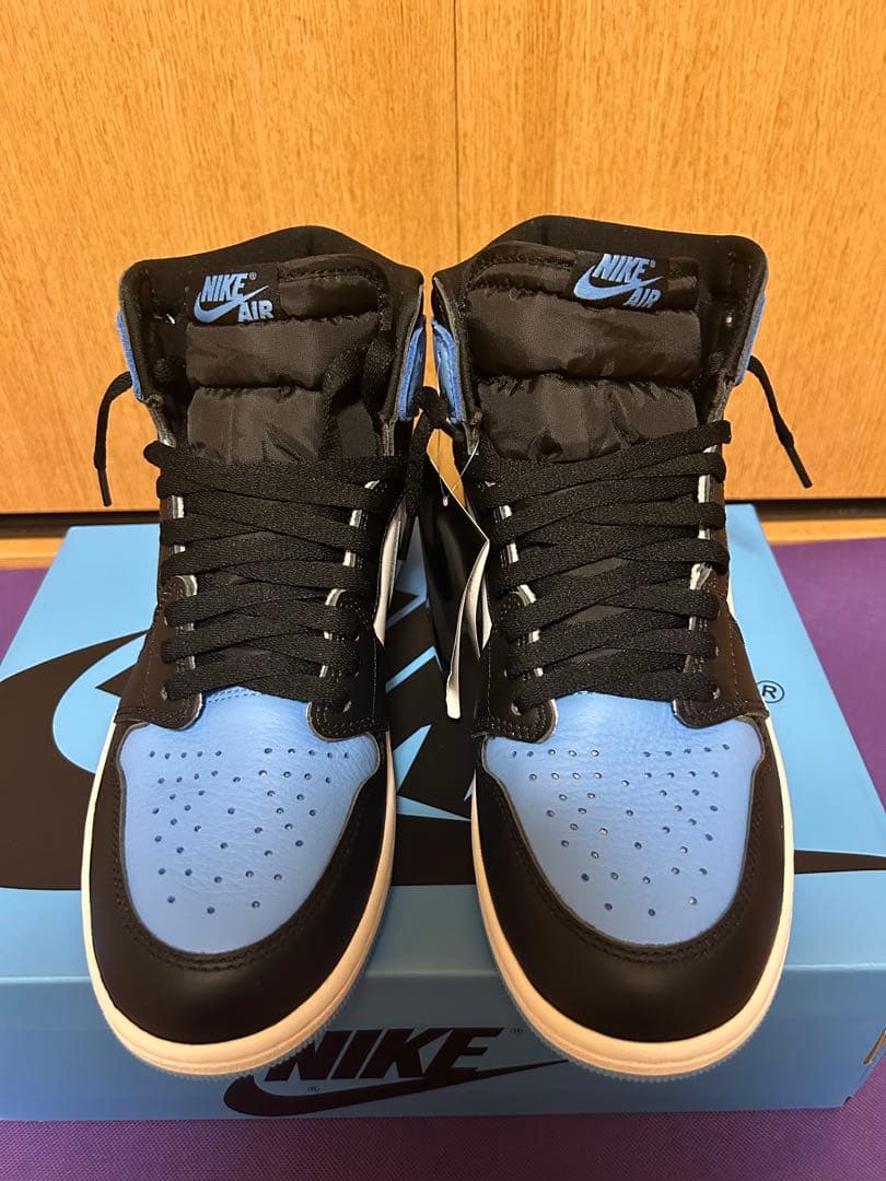 エアジョーダン1High OG University Blue/UNC Toe