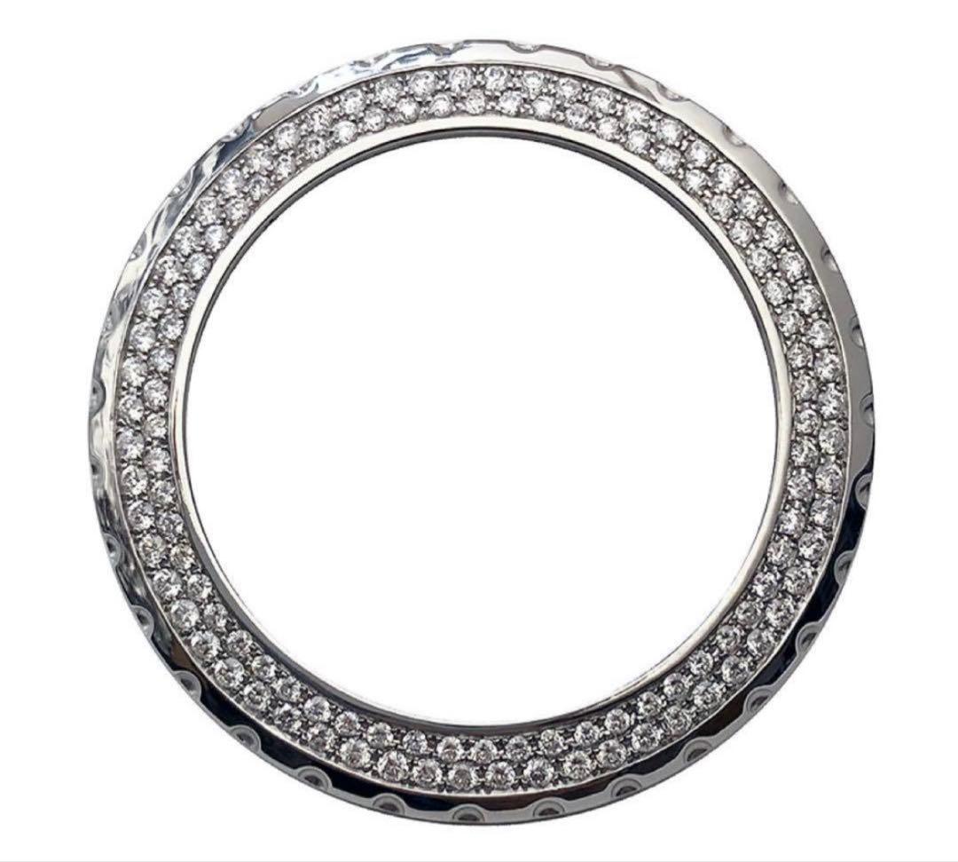 シャネルJ12 41mm用　モアサナイト社外ベゼル