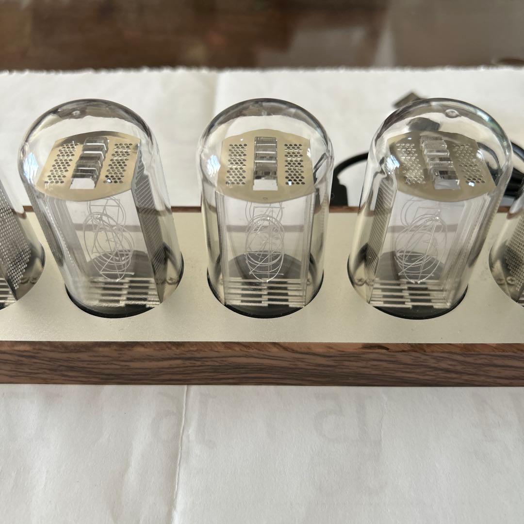 ClocTeck ニキシー管風時計　ニキシー菅　置き時計