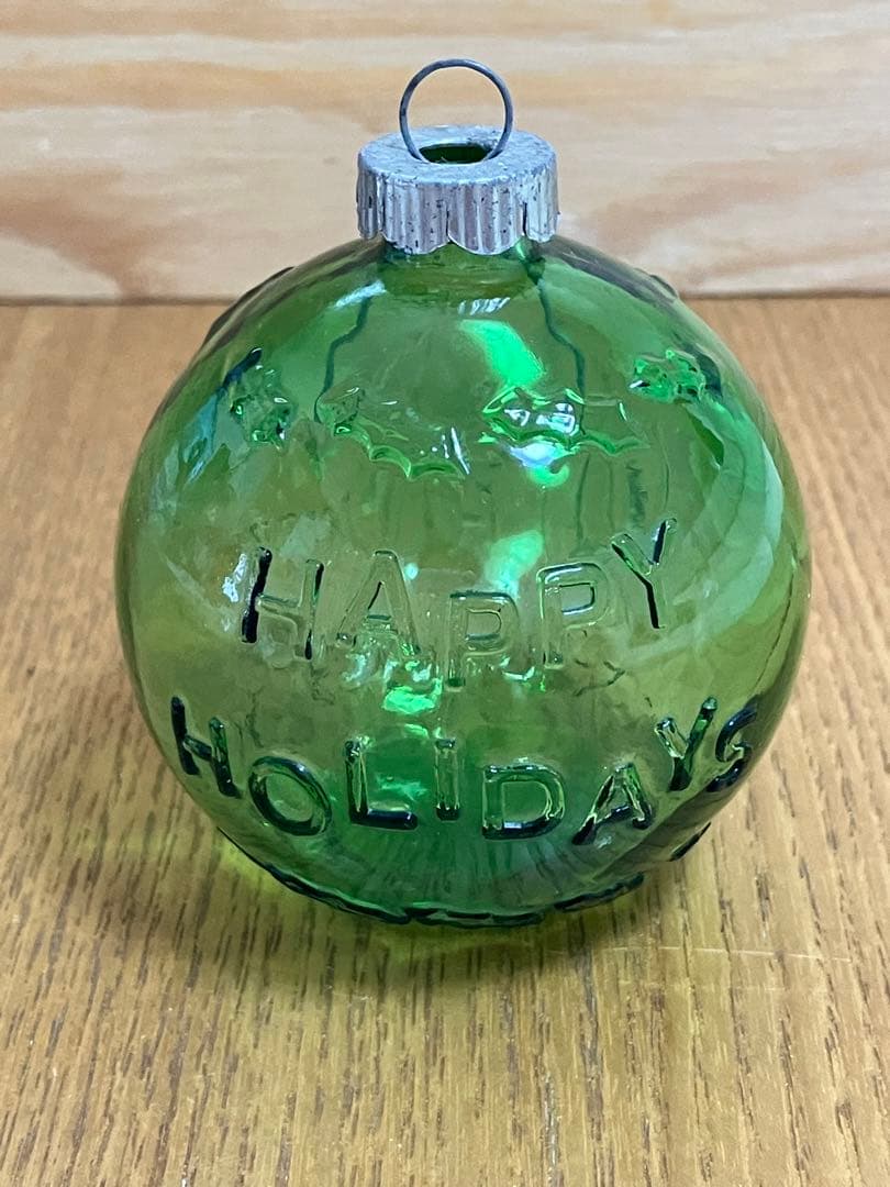 アンカーホッキング　ハッピーホリデイズオーナメント　フォレストグリーン