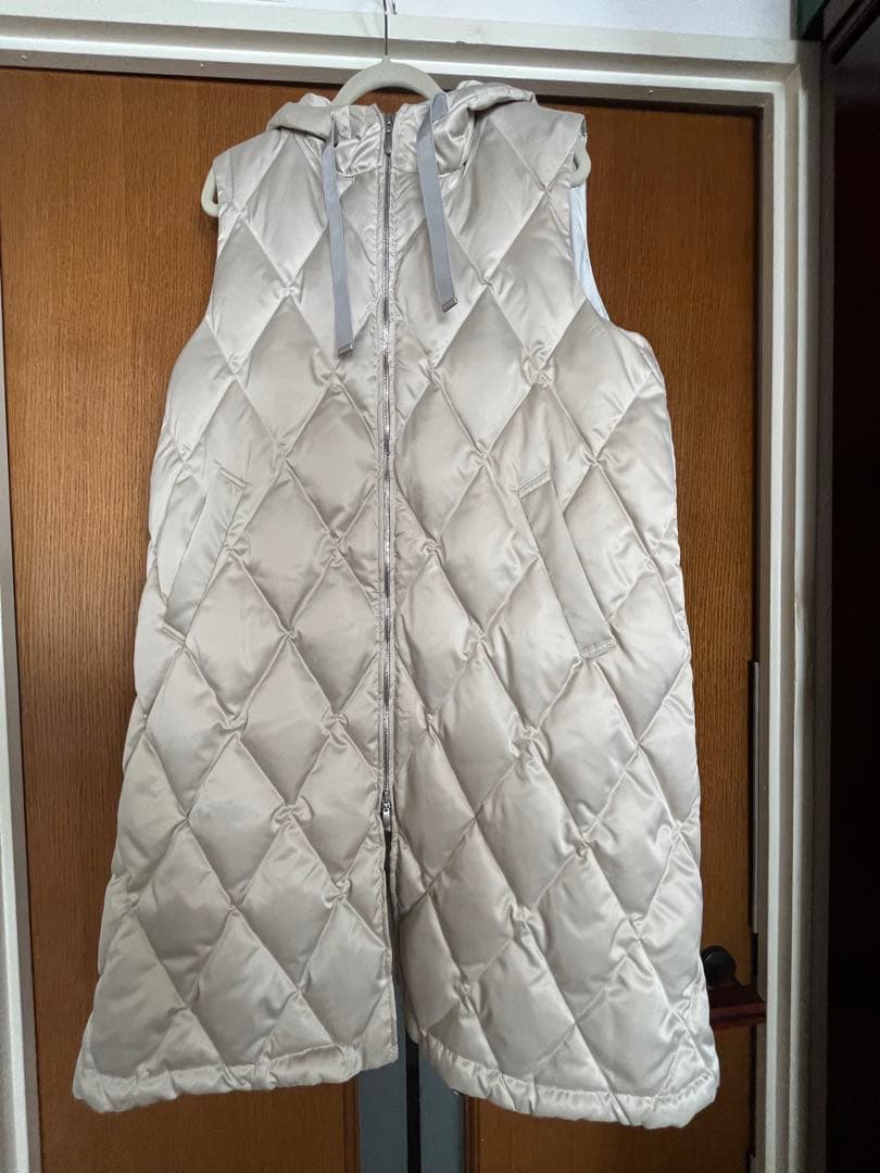 新品　blancvert ベージュ キルティングダウンベスト　89100円