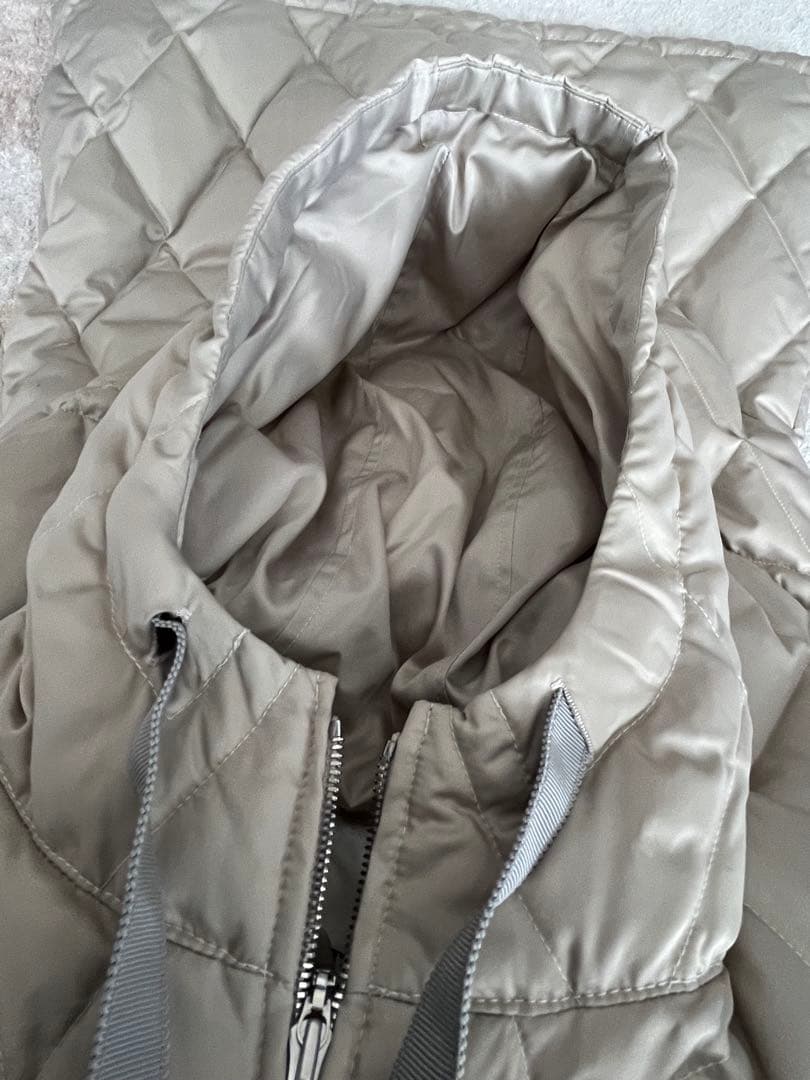 新品　blancvert ベージュ キルティングダウンベスト　89100円