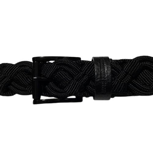 極美品 COOTIE RAZA メッシュベルト ブラック L 留め具 真鍮 牛革