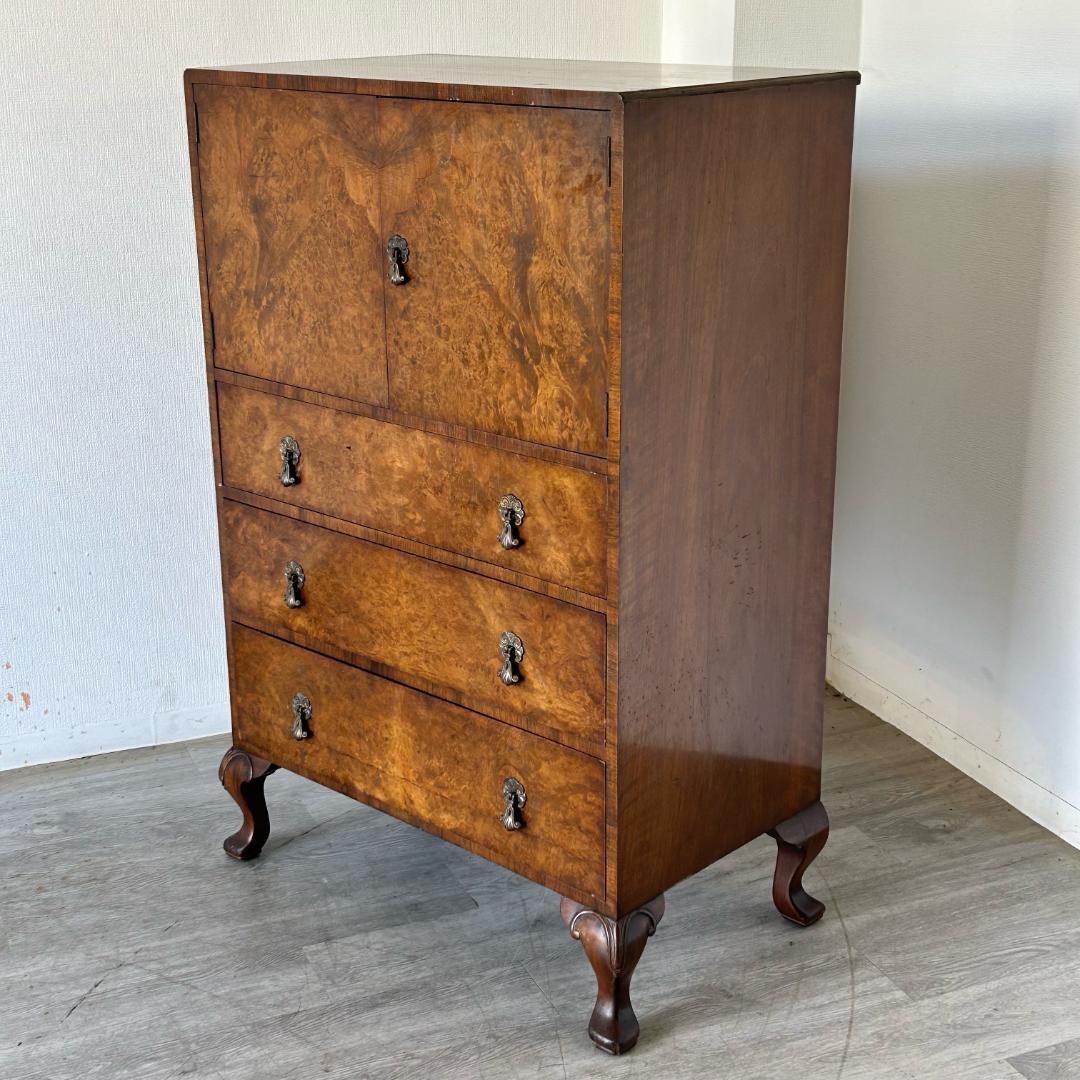 アンティーク 家具 チェスト ワードローブ 英国製 523A