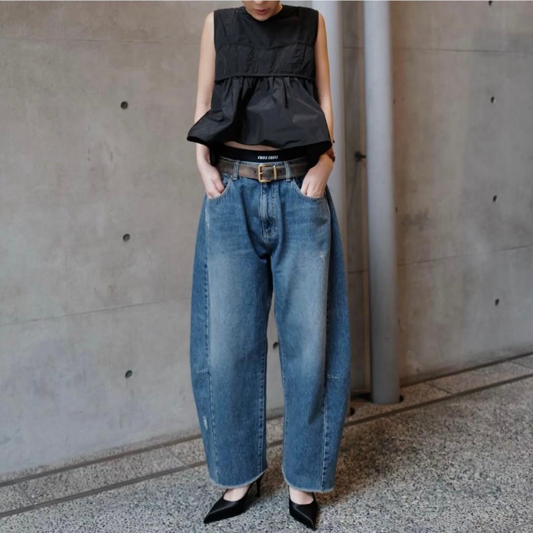 MACHATT マチャット　カーブデニム　36