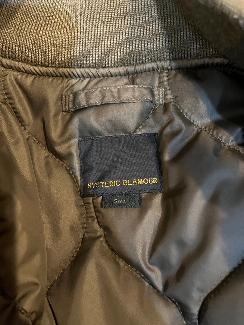 超名作HYSTERIC GLAMOUR高級AUSTINロゴ迷彩柄MA-1 S美品