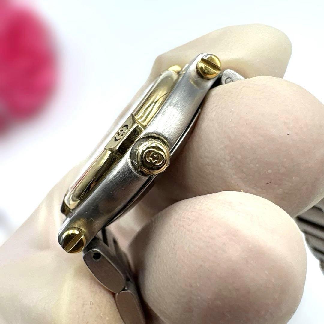 【超美品】グッチ　9000L 新品電池　腕時計　レディース