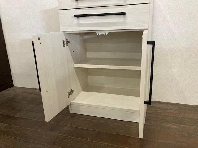 カウンター　キッチン　国産　レンジ台　収納　ホワイト　 セット　新品