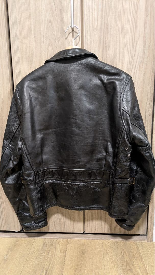 エアロレザー 革ジャン 本革 ホースハイド ステアハイド ライダース