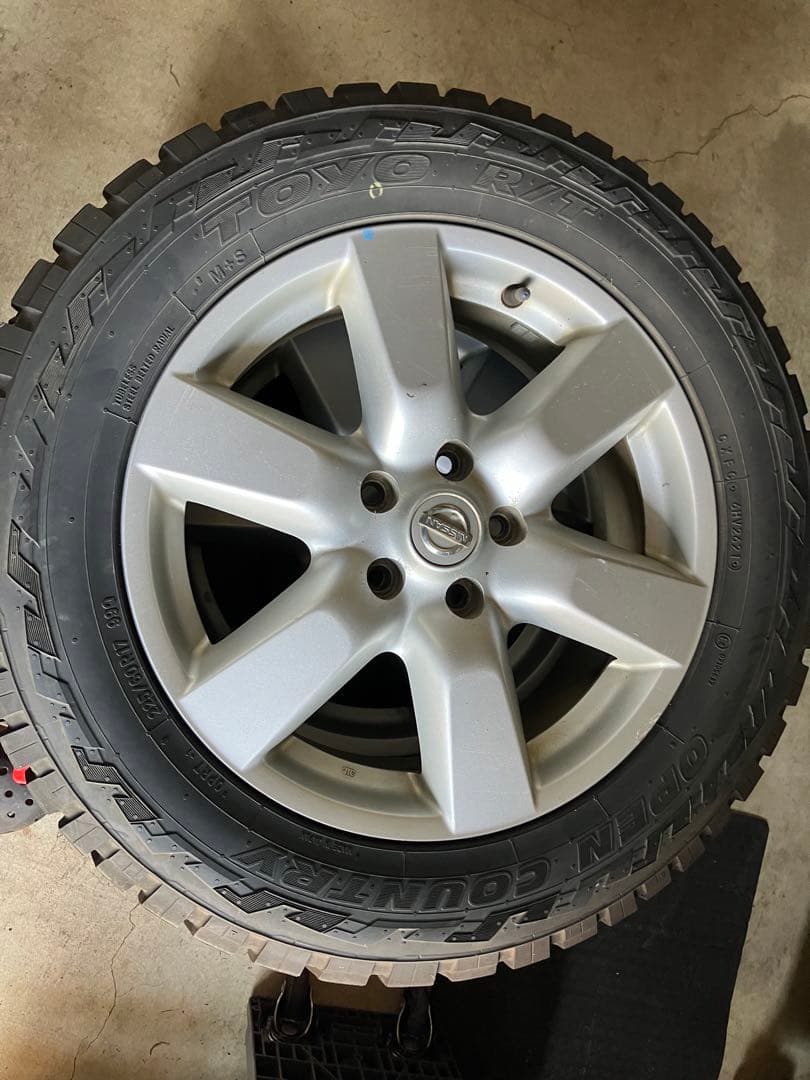 日産純正17インチ オフロードタイヤ ホイールセット