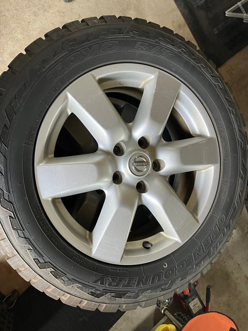 日産純正17インチ オフロードタイヤ ホイールセット