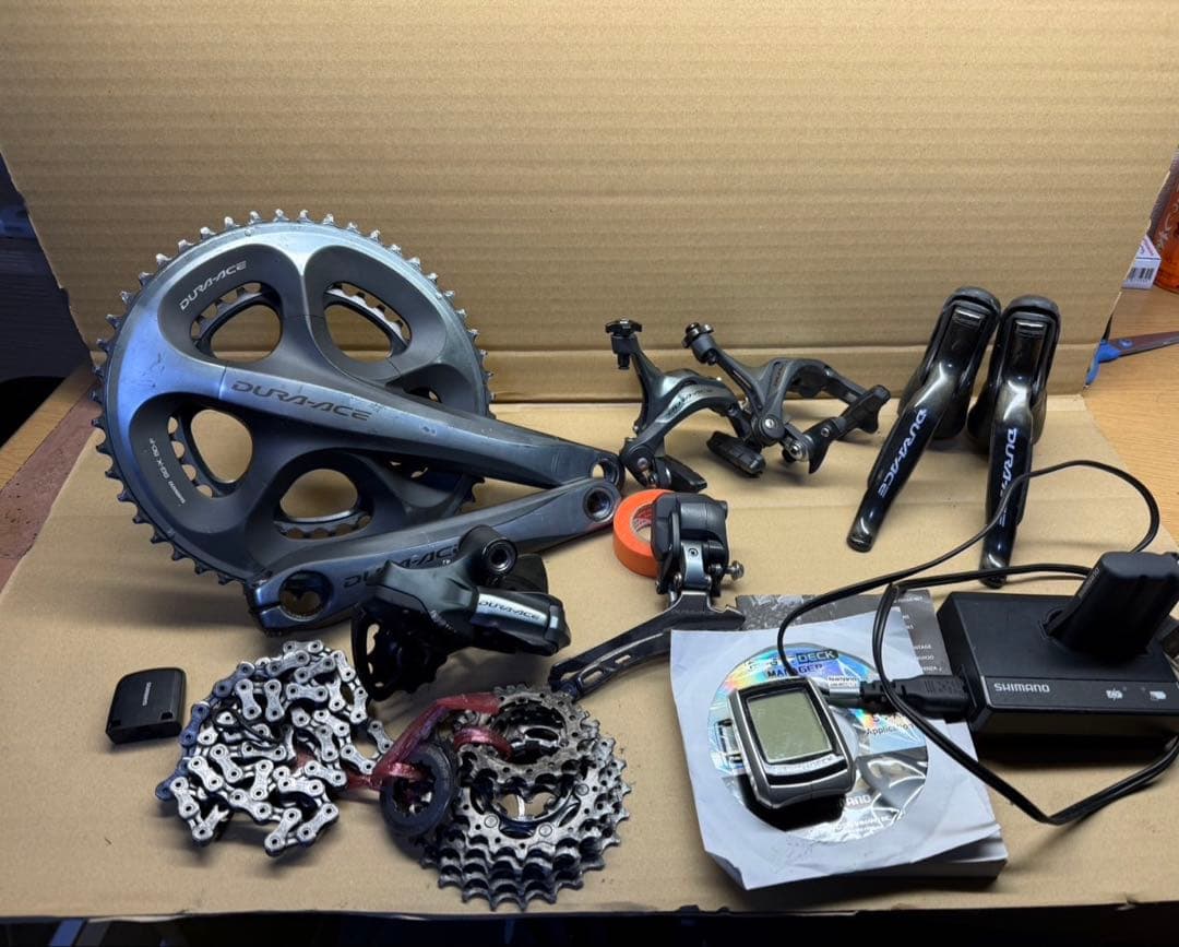 シマノデュラエース　7970 di2 フルセット　純正サイコン　アルテグラ