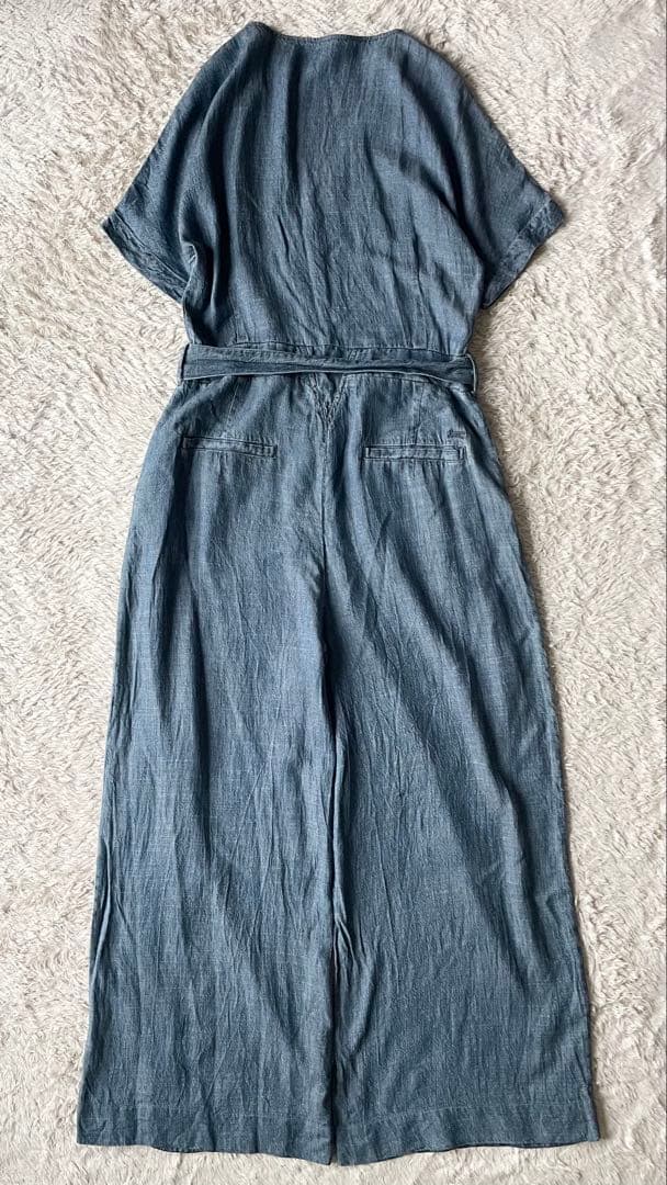 デンハム 美品 DENHAM BEND JUMPSUIT サロペット M ブルー