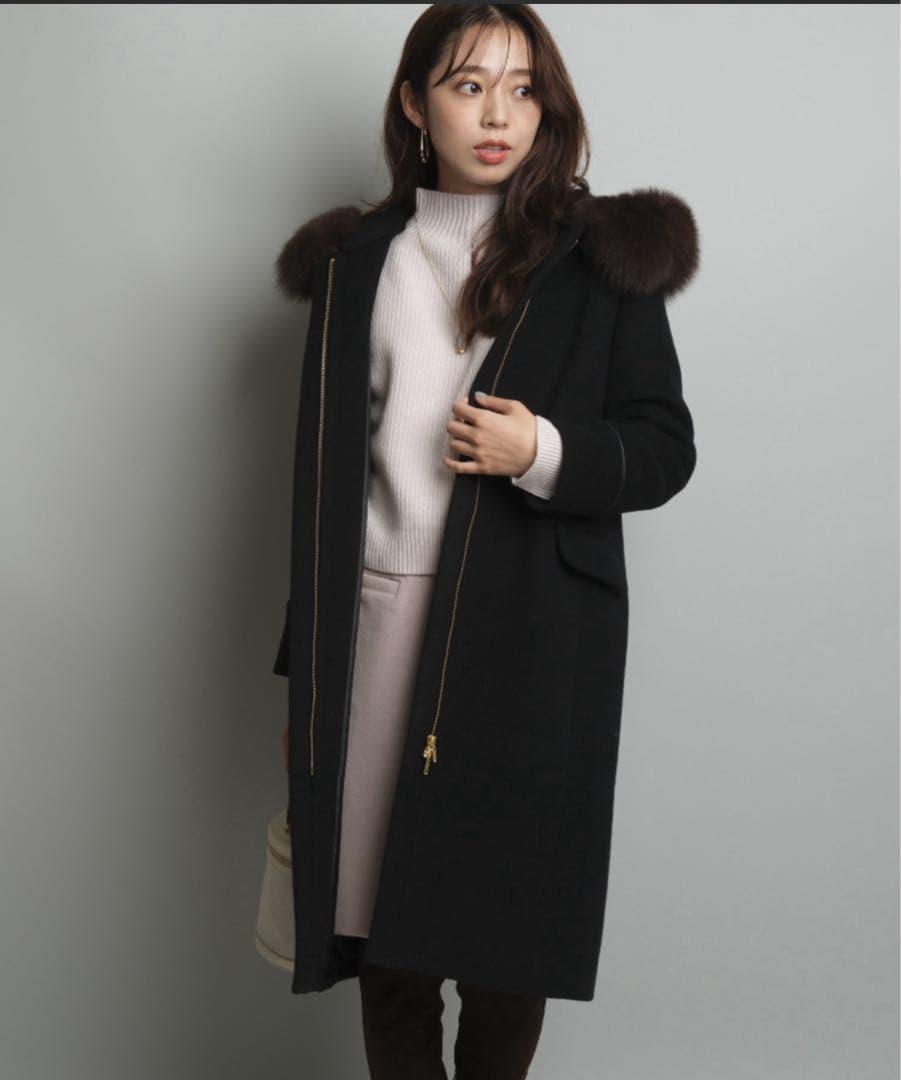 り*ん様 1/10まで　ジャスグリッティー　ブラック　3WAYコートMクリーニン