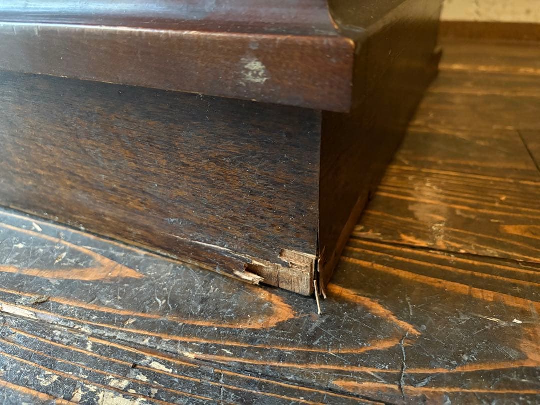 木製ガラスキャビネット 収納棚 食器棚 アンティーク 昭和レトロ