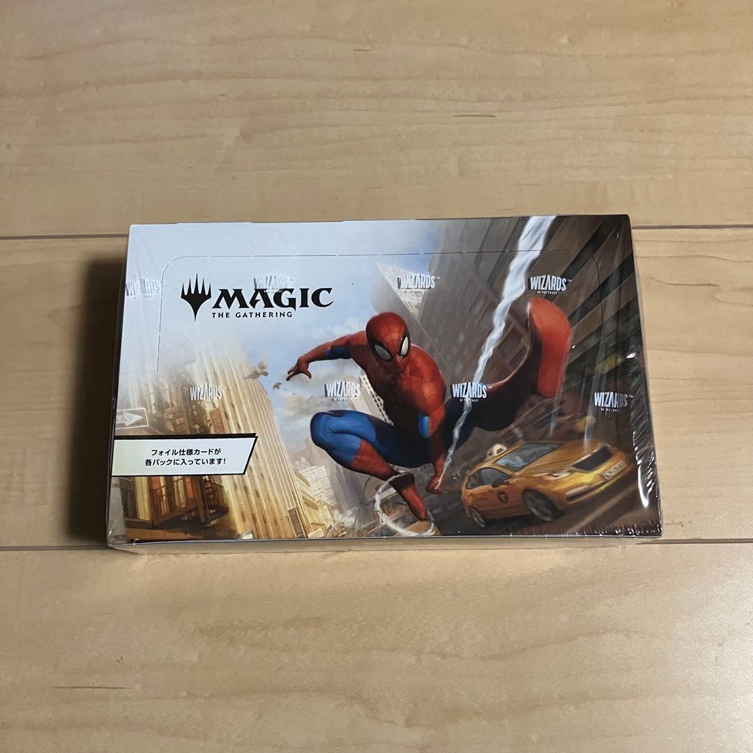 MTG マーベル　スパイダーマン　プレイブースター　日本語　未開封シュリンク付き