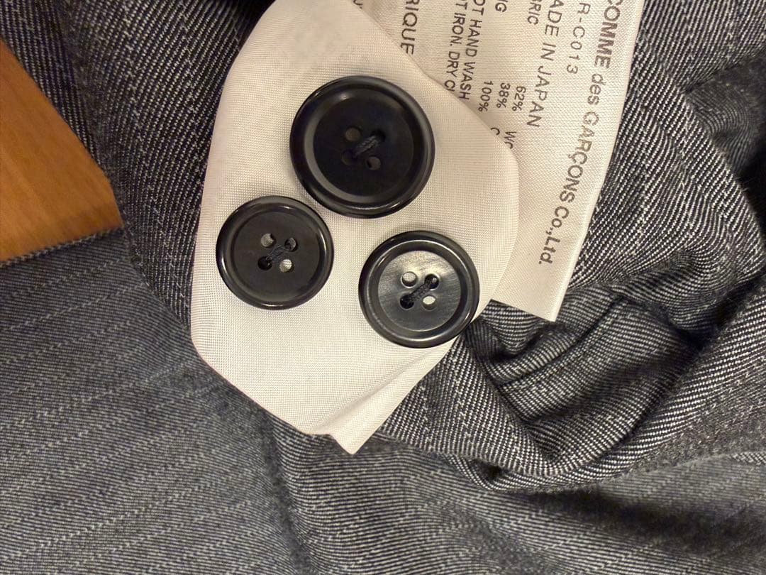 K*A様 コムデギャルソンコムデギャルソン コムコム　ロングコート S グレー