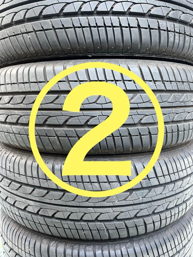 ②バリ溝　送料無料！185/60R16 ブリヂストン　エコピア