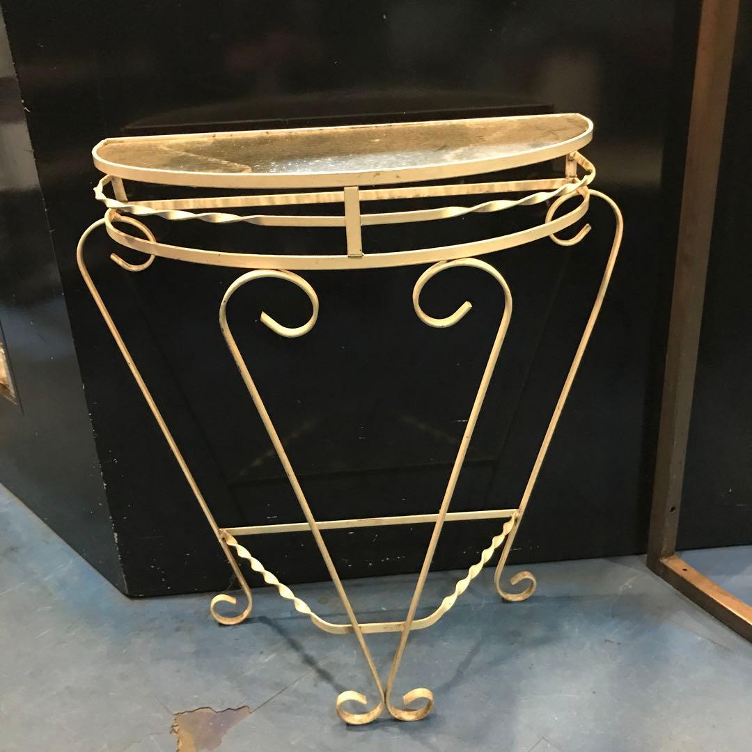 アイアン　サイドテーブル　アンティーク