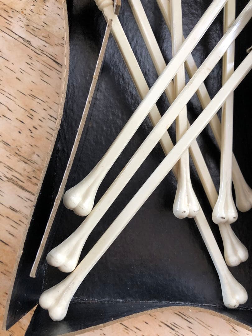 ビンテージ50s スカル　髑髏　骸骨　ネイバーフッド　ミッドセンチュリー　レトロ