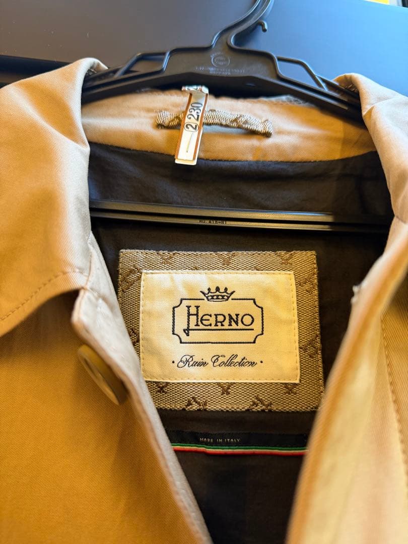 チャンプさま専用 HERNO ベージュ ステンカラーコート サイズ50