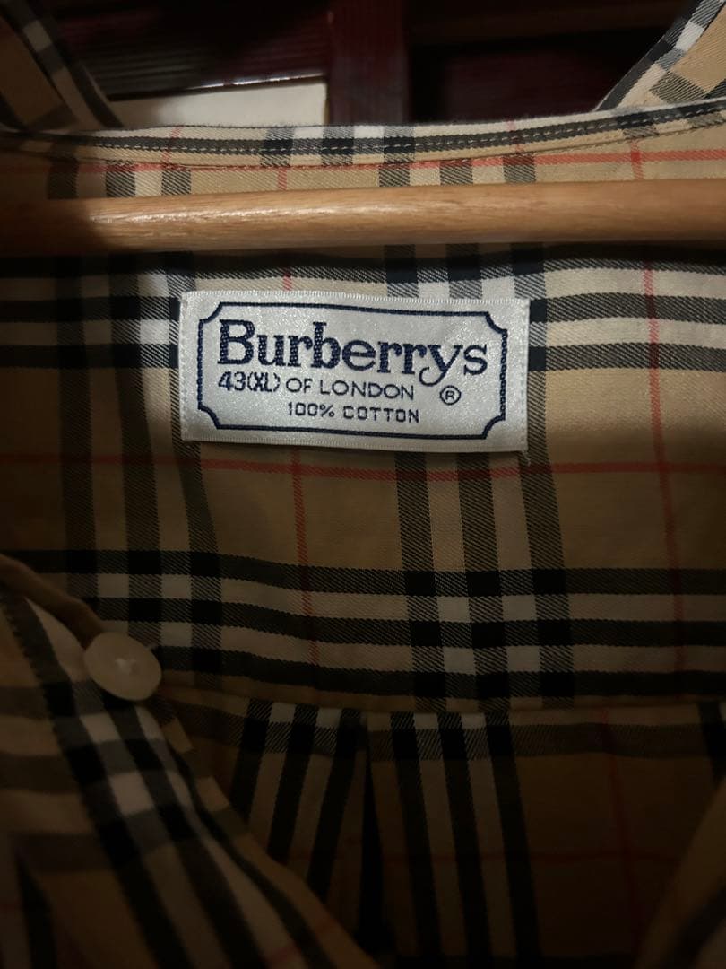 最終値下げ BURBERRY バーバリー チェックシャツ 古着 XLサイズ