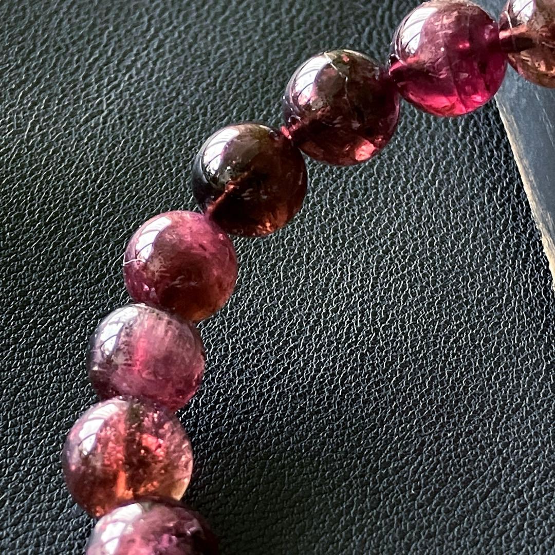 天然石 ルベライト ピンクトルマリン ブレスレット キャッツ 10ミリ玉 高品質