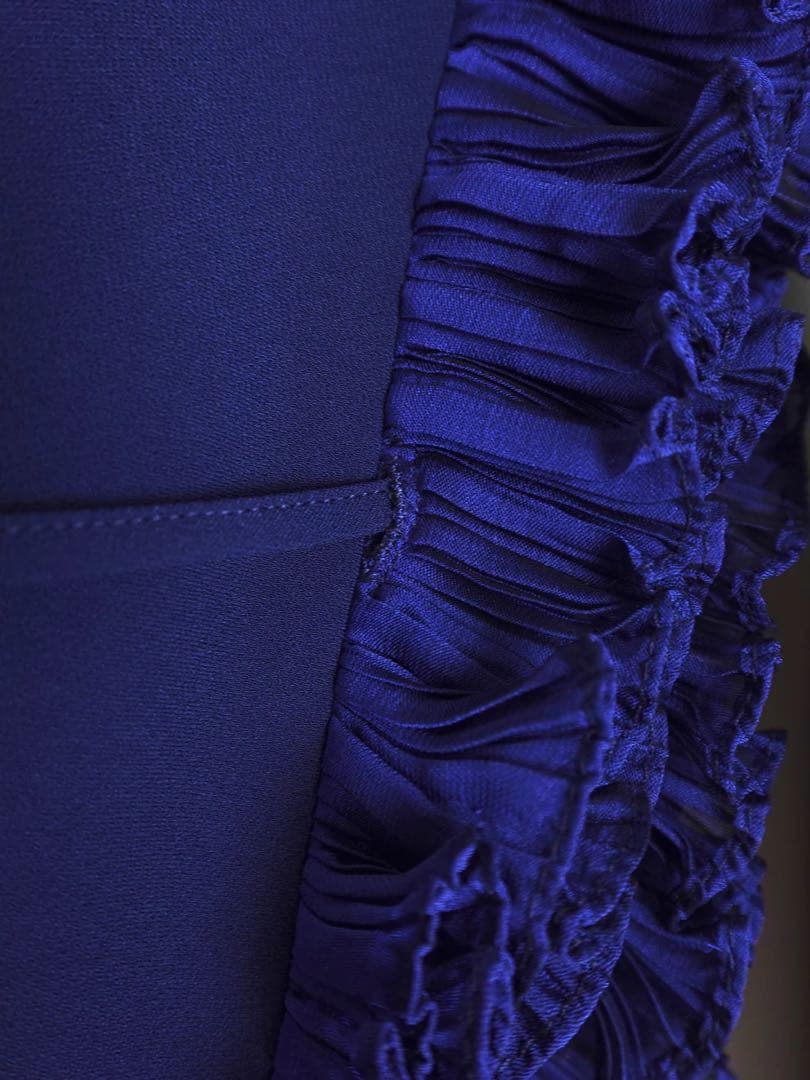 ★vintage★Frill Shoulder Dress