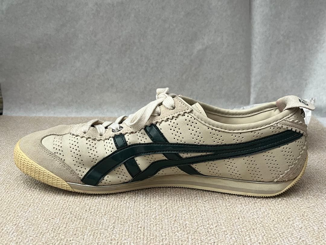 28cm 限定品 オニツカタイガー ミニ MINI コラボ スニーカー 白 緑