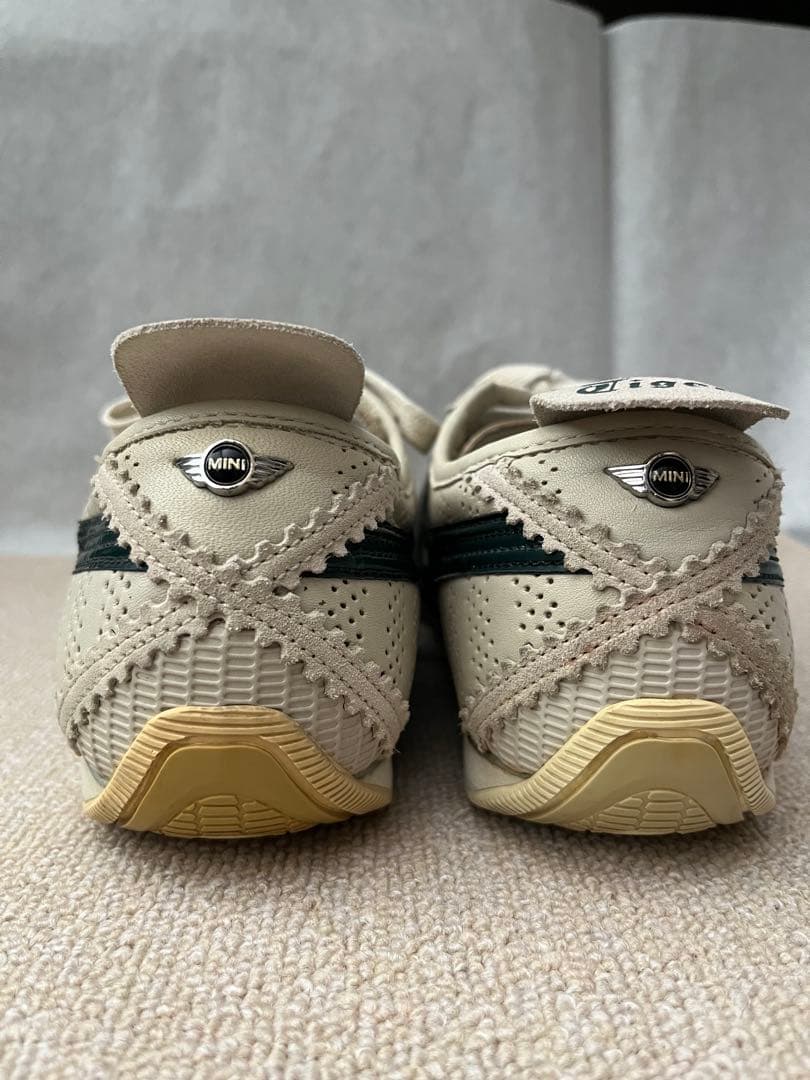 28cm 限定品 オニツカタイガー ミニ MINI コラボ スニーカー 白 緑