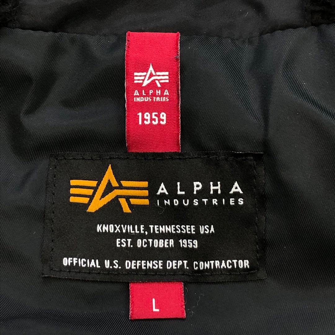 美品⭐アルファインダストリーズ N-2B フライトジャケット Lサイズ ブラック