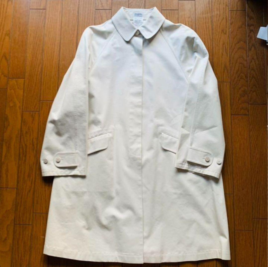 91 CHANEL シャネル　Aライン　ロングコート　42 白