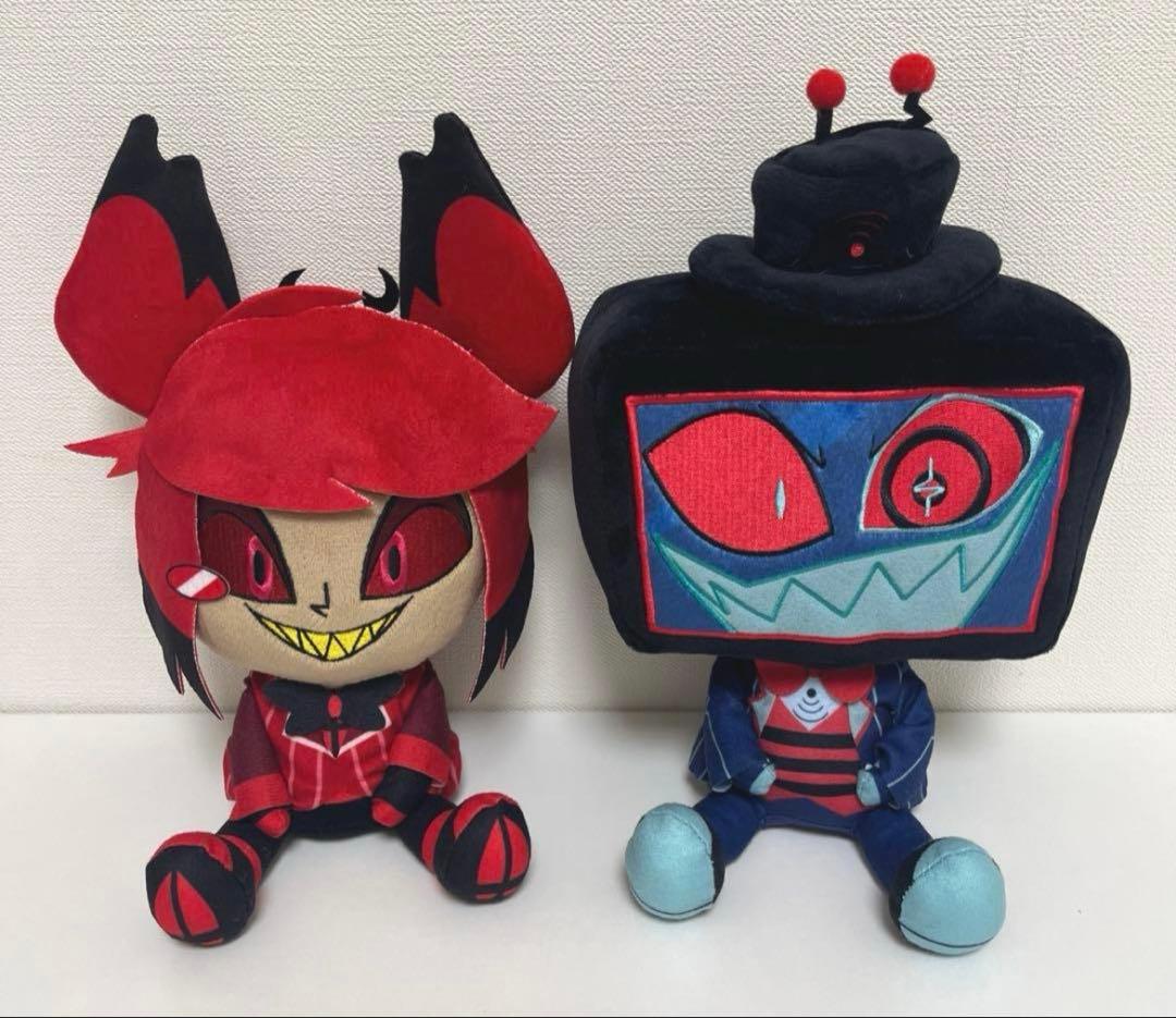 ハズビンホテル　アラスター　ヴォックス　ラウンドワン限定　おすわりぬいぐるみ