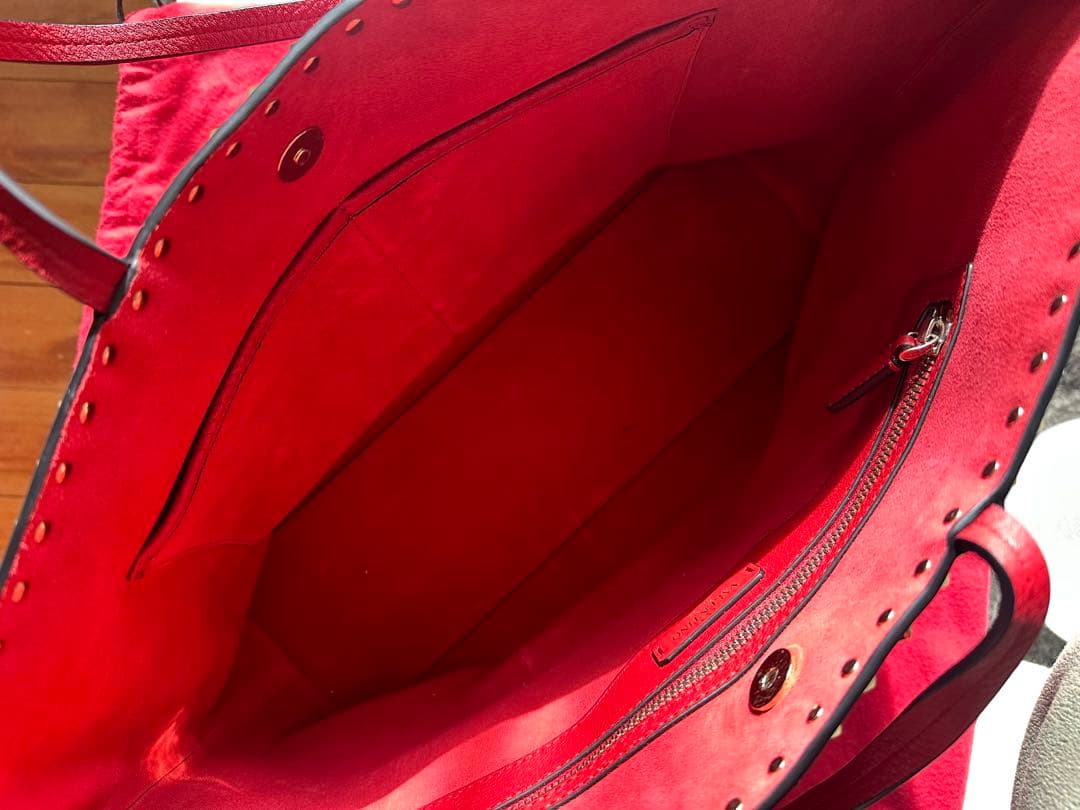 ヴァレンティノ Valentino Garavani レッド トートバッグ