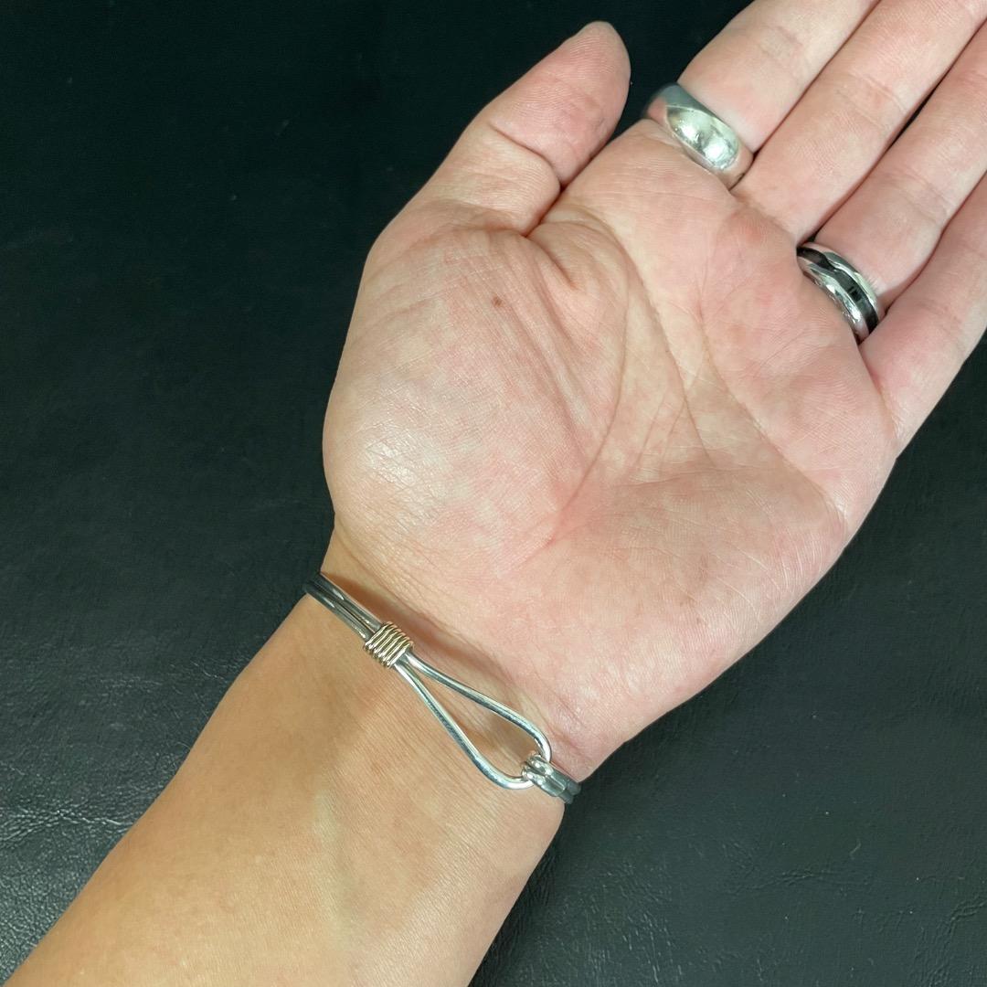 美品・希少✨Tiffany ヴィンテージ 925×14K バングルユニセックス