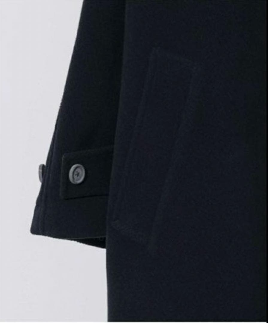 メゾンスペシャル インポートファブリックウールプライムオーバーステンカラーコート