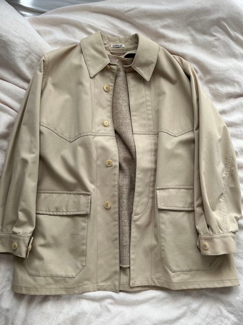 22AW AURALEE ブルゾン/コート　ライナー付き