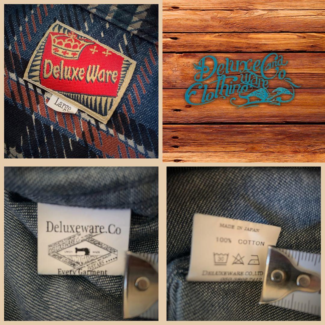 『超レア◎』Deluxeware(デラックスウエア)復刻デニムシャツ7650-A