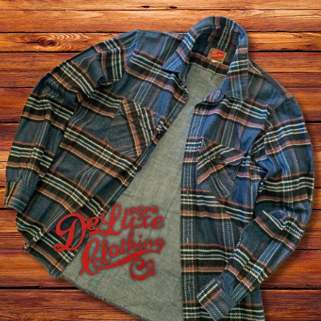 『超レア◎』Deluxeware(デラックスウエア)復刻デニムシャツ7650-A