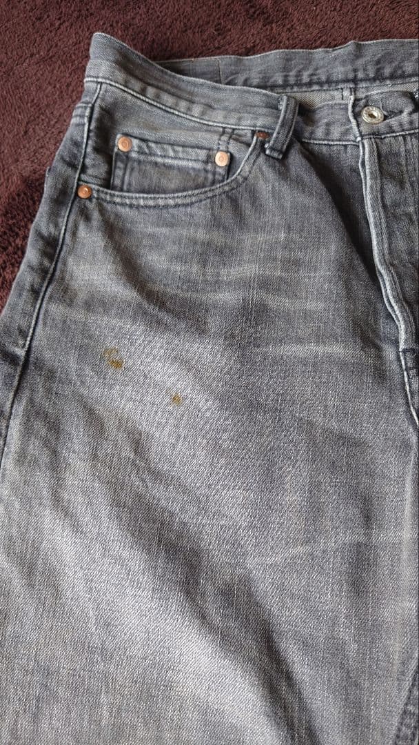 H.UNIT(エイチユニット）/BLACK DENIM USED加工/24AW