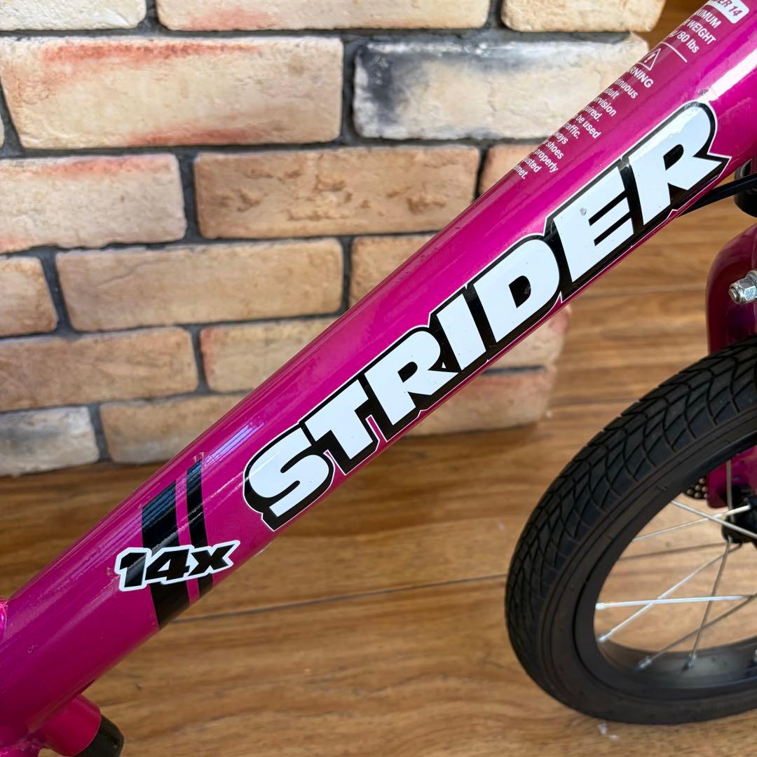 大人気 STRIDER ストライダー 14X スポーツ バランスバイク ピンク