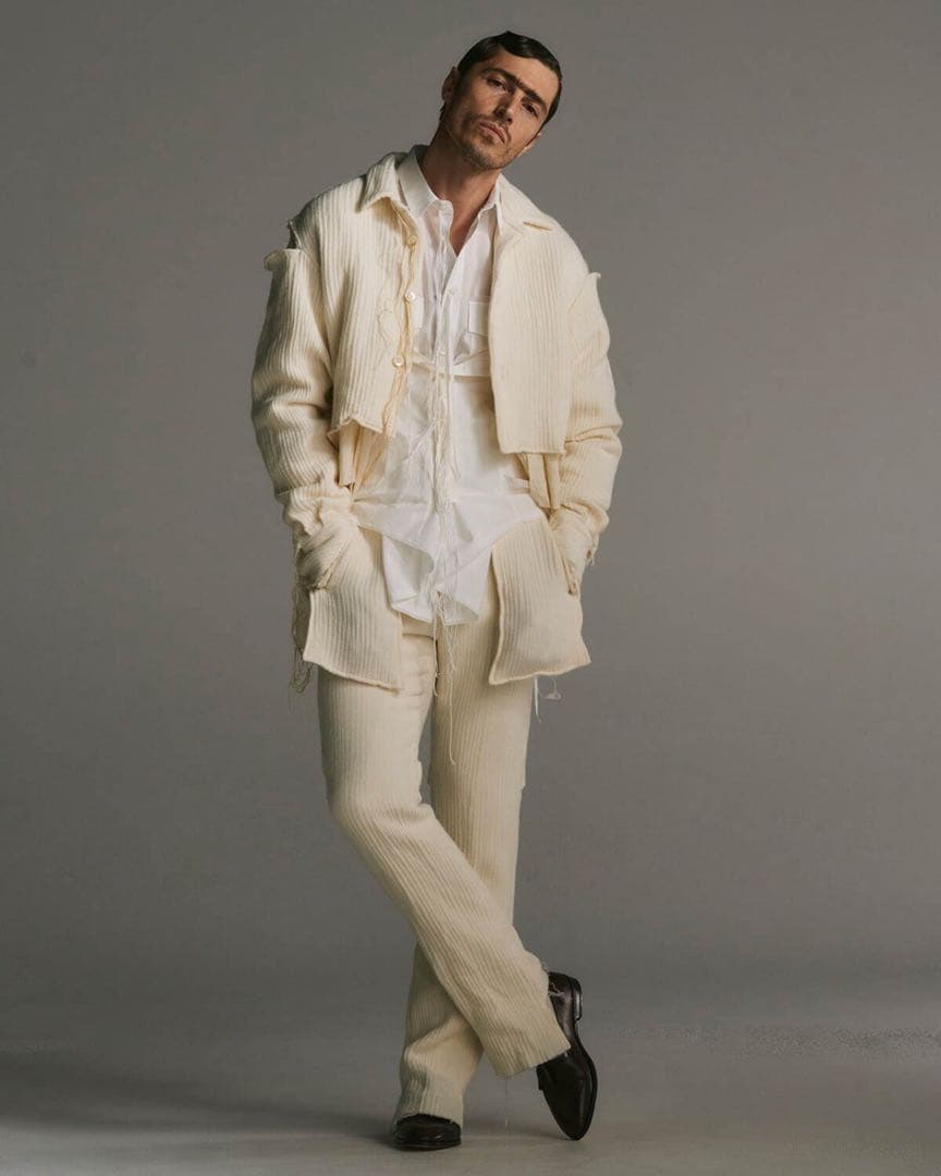 midorikawa 21AW 白カーディガン