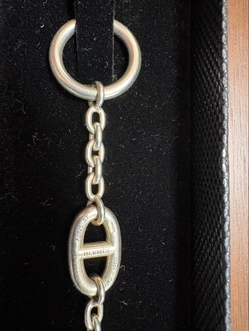 エルメス　ファランドール　シルバーブレスレット