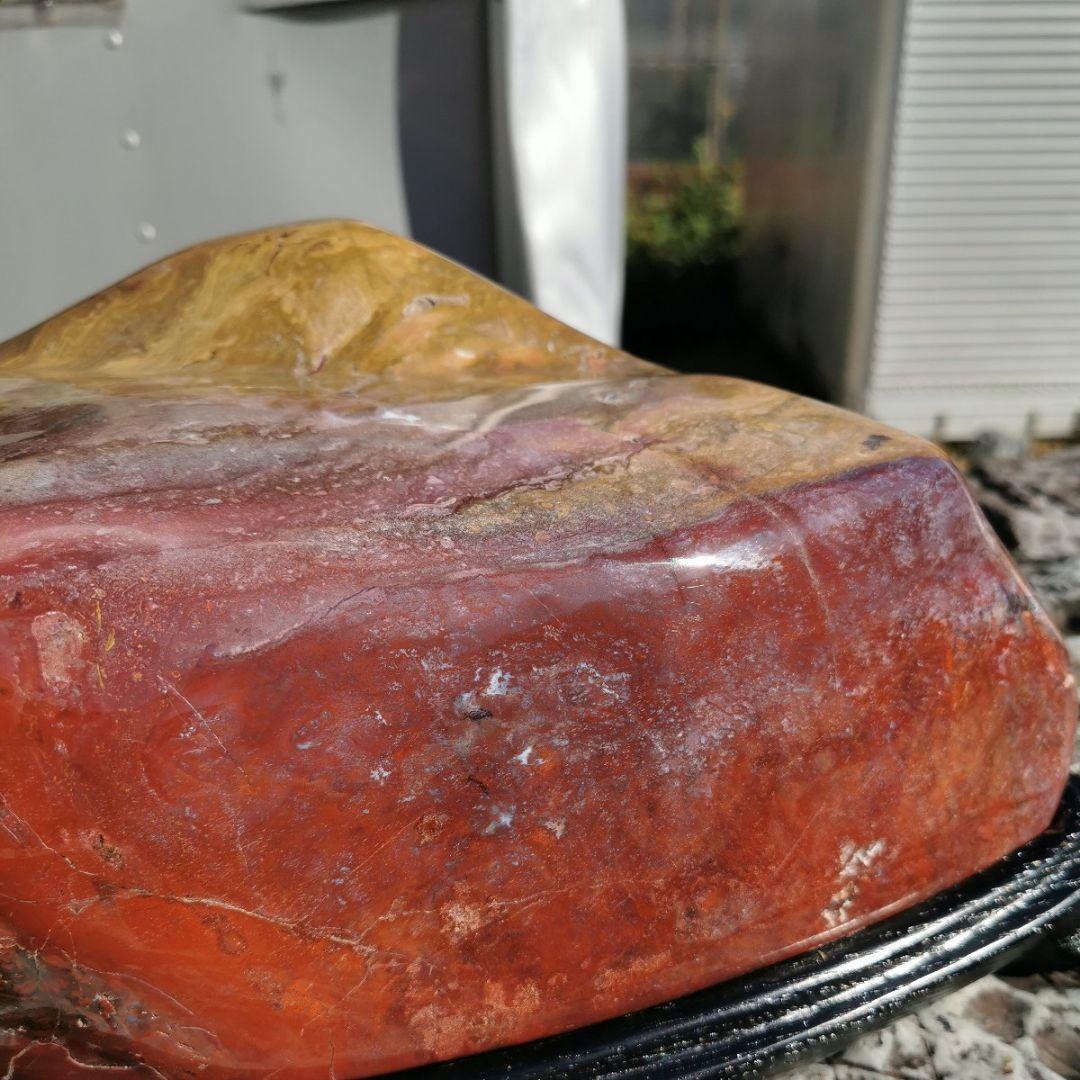 金華のジャスパー　19.2キロ　錦紅石　鑑賞石　石　盆石　水石　置物　オブジェ