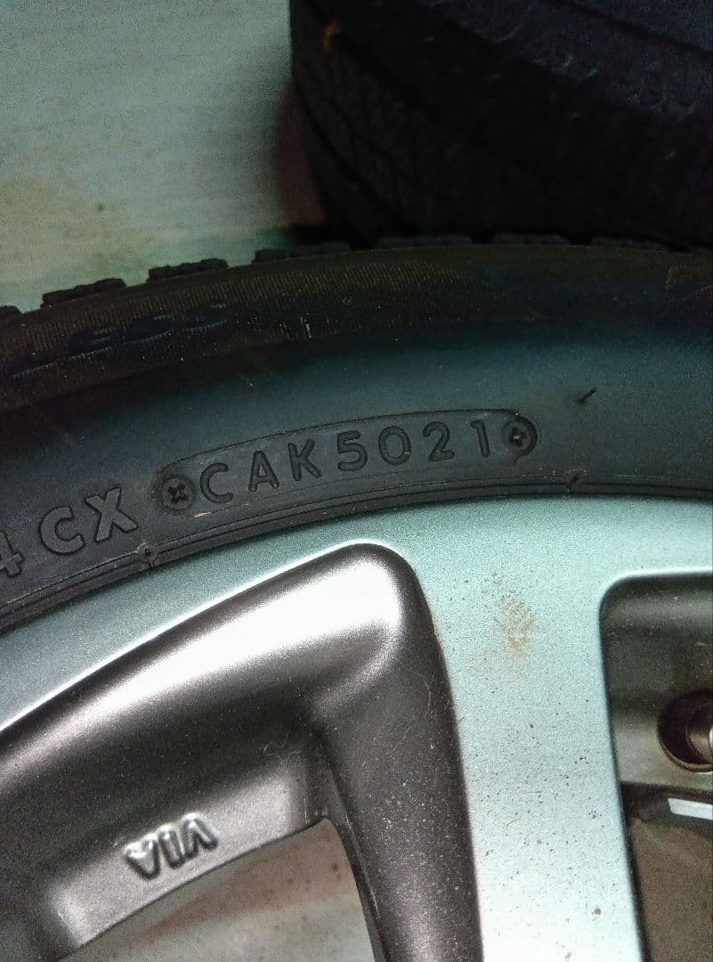 165/65R14 ブリザック　スタッドレスタイヤ　セット　ルーミー　2本　①