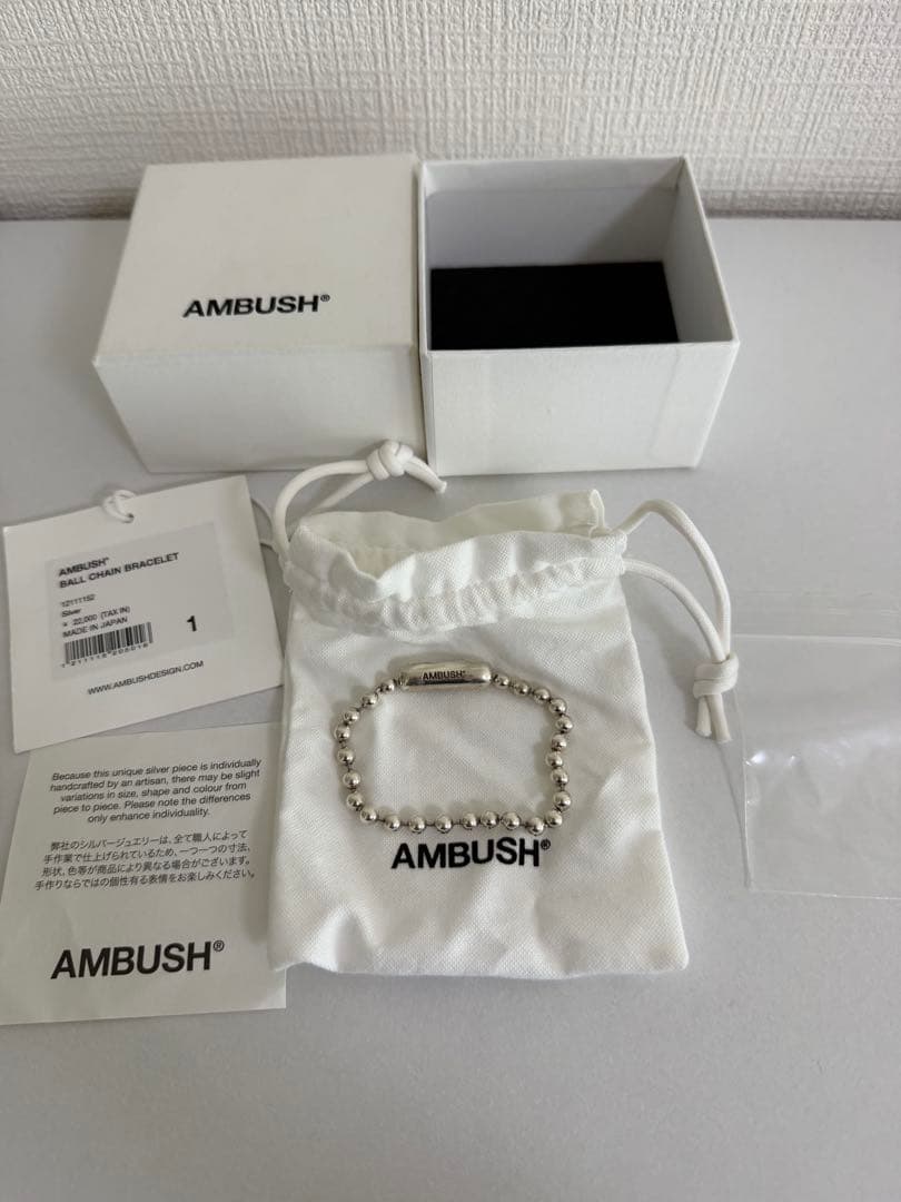 アクセサリー AMBUSH BALL CHAIN BRACELET
