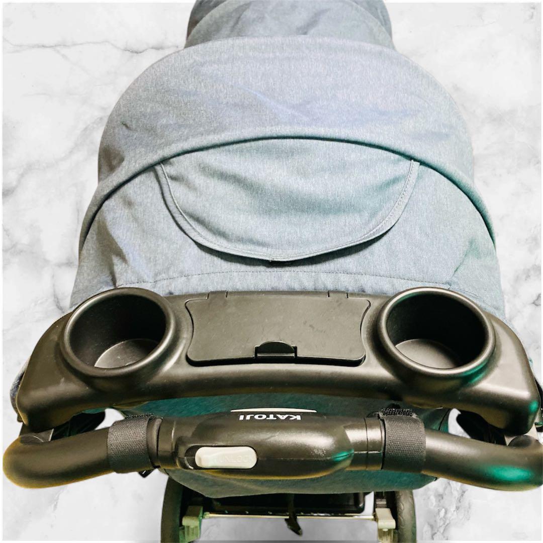 KATOJI カトージ 二人乗りベビーカー 二人でゴーDX デニム