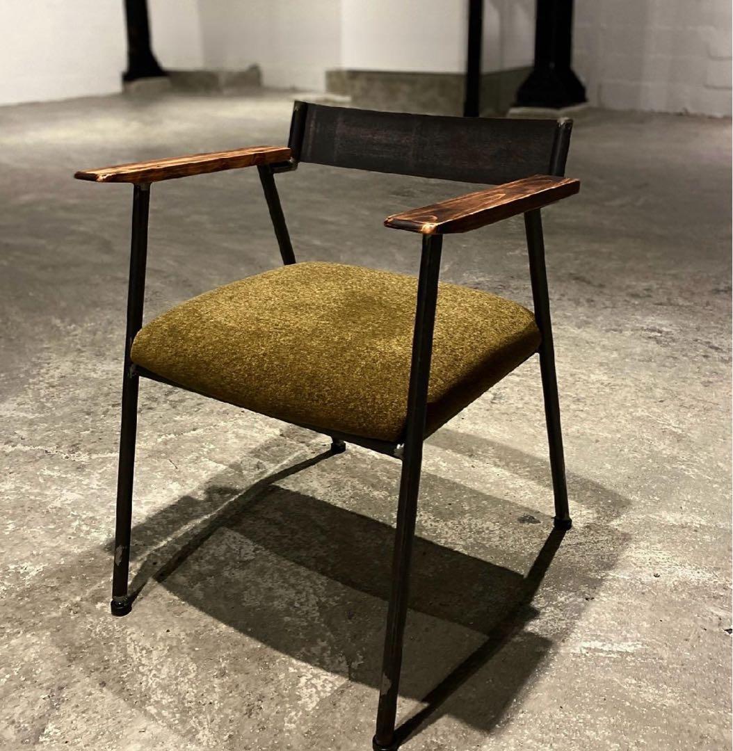 【industrial-branch】ビンテージウッドチェア