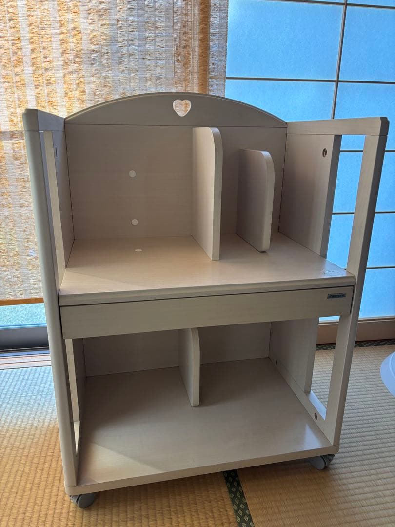 お値下げ！オカムラ　マルチワゴン　ランドセル置き　ラック　本棚　学習机　ソラノ