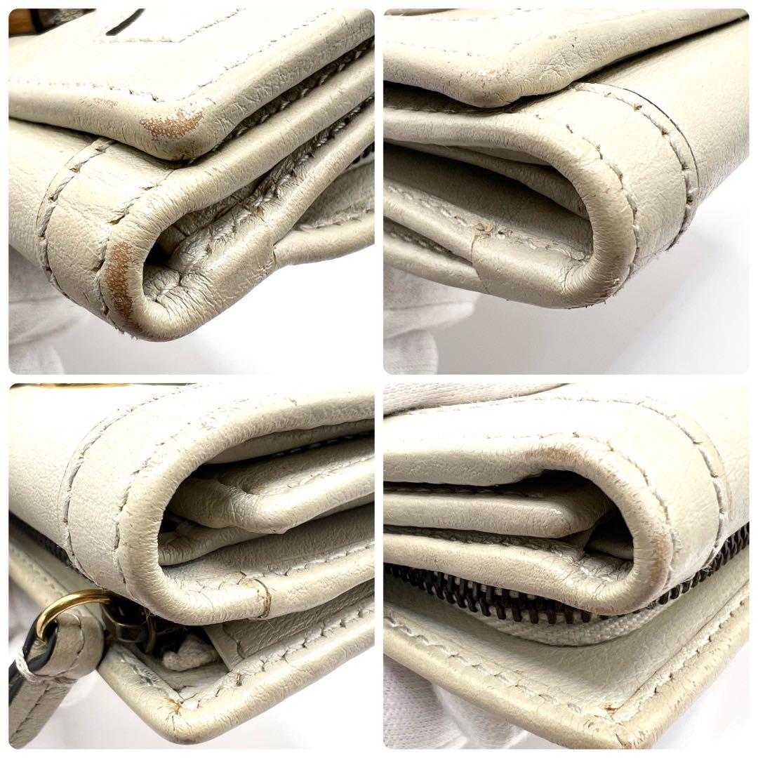 現行✨グッチ GUCCI ダイアナ バンブー GGマーモント 三つ折り財布